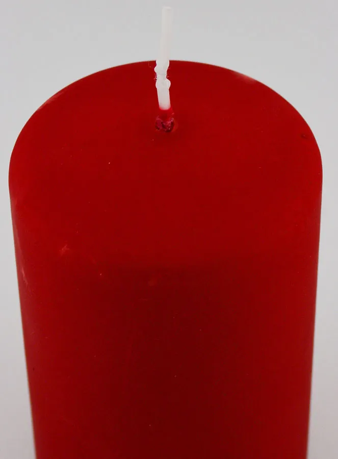Kerstkaars met Fluweeleffect - Rood (pic 4)