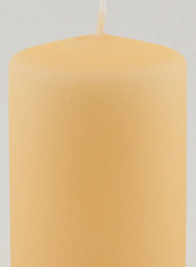 Decoratieve Kaars Mat Fluweel - Crème (pic 3)