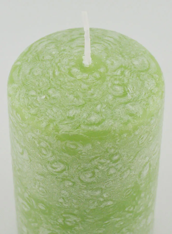 Kerstkaars met Ijs-Effect - Groen (pic 4)