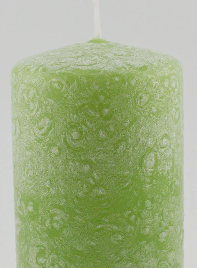 Decoratieve Kaars met Ijs-Effect - Groen (pic 3)