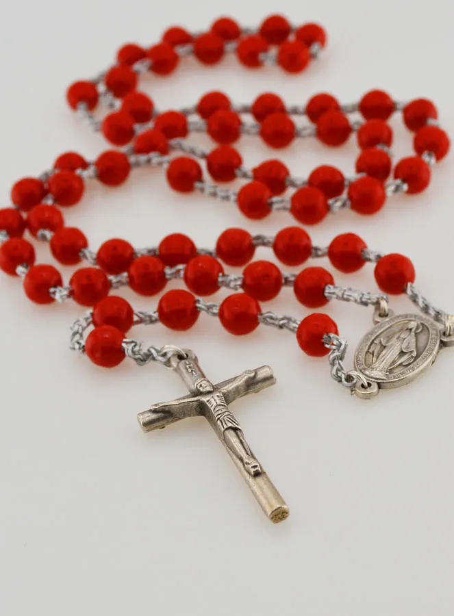 Rozenkrans met de Wonderdadige Medaille - Rood (pic 2)