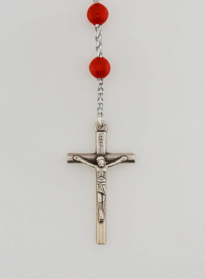 Rozenkrans met de Wonderdadige Medaille - Rood (pic 3)