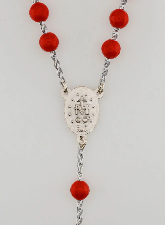 Rozenkrans met de Wonderdadige Medaille - Rood (pic 4)