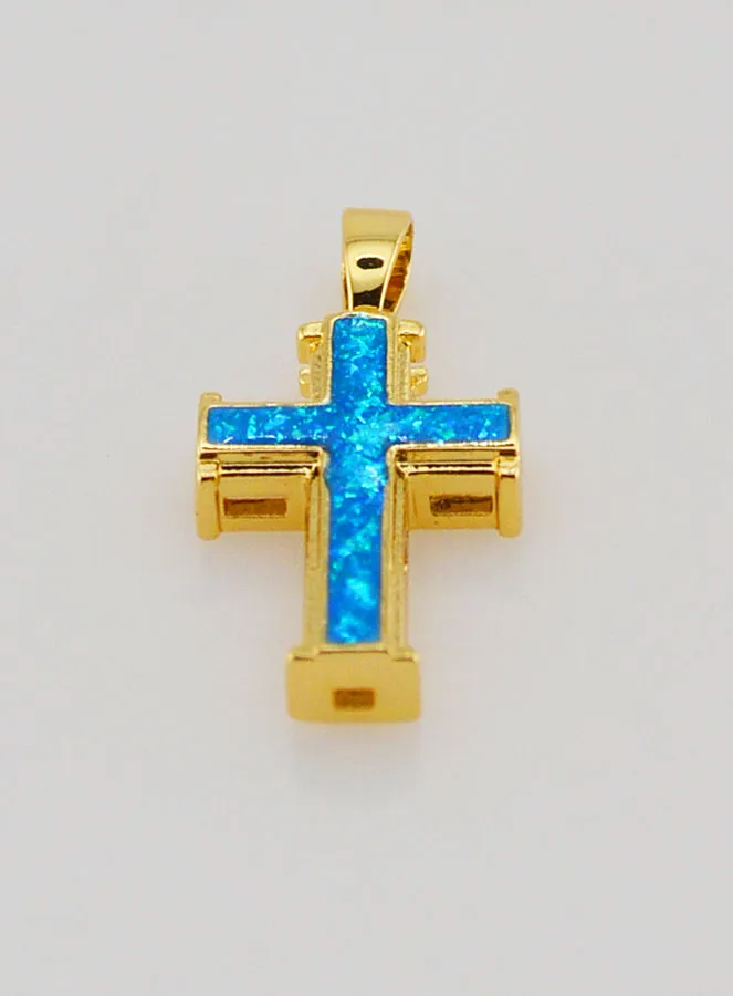 Blauwe Kruishanger - 17 mm (pic 2)