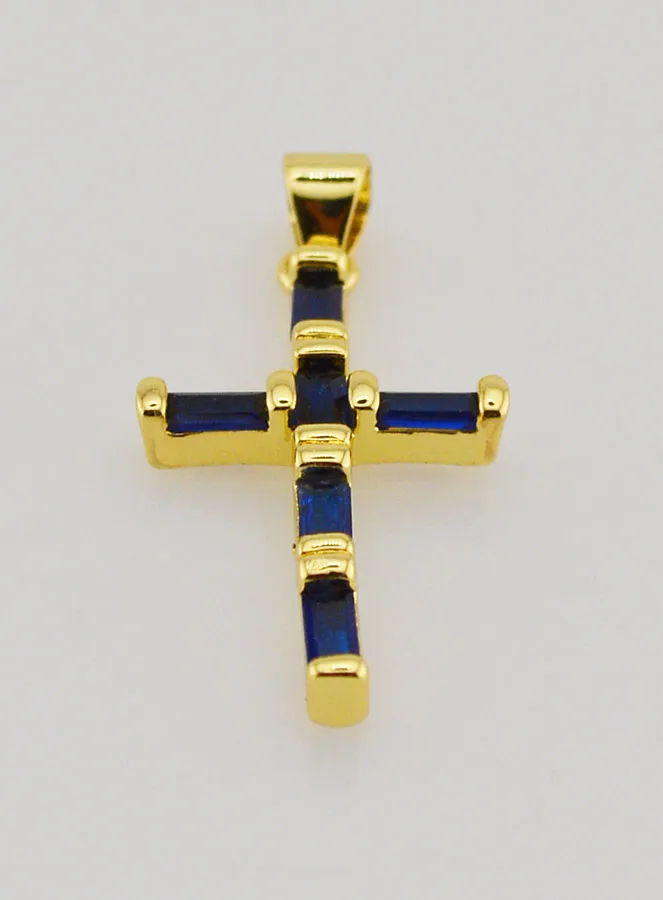 Kruis Hanger Blauw - 23 mm (pic 3)