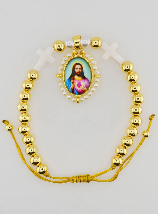 Verstelbare Armband - Heilig Hart van Jezus (pic 1)