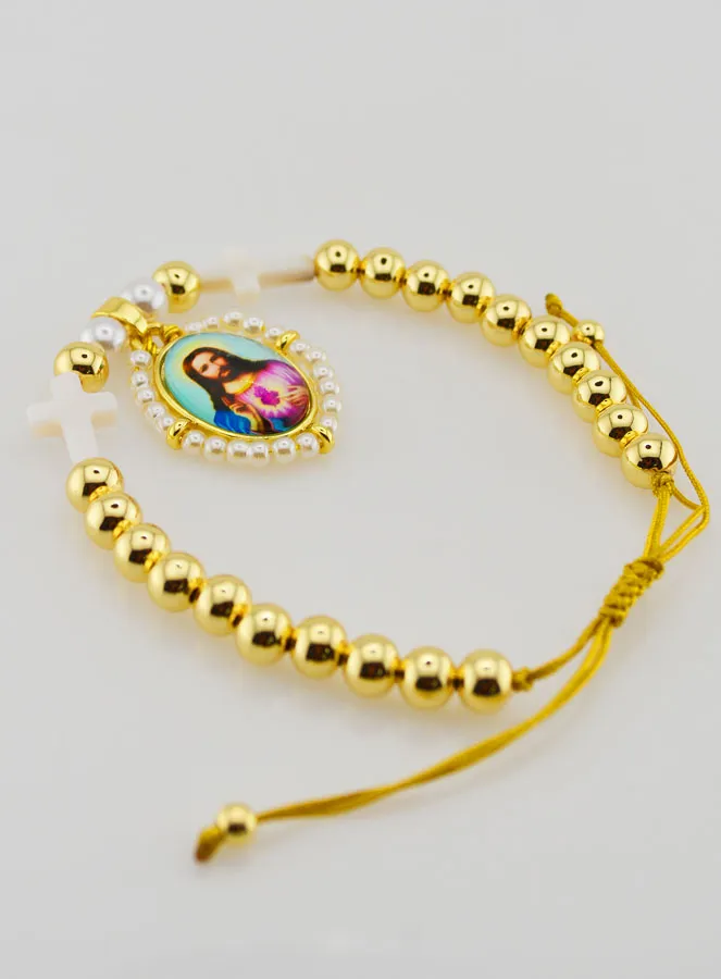 Verstelbare Armband - Heilig Hart van Jezus (pic 3)