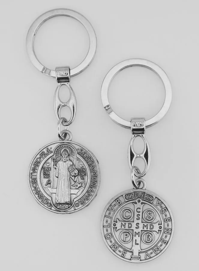Sleutelhanger met Medaille van Sint Benedictus (pic 2)