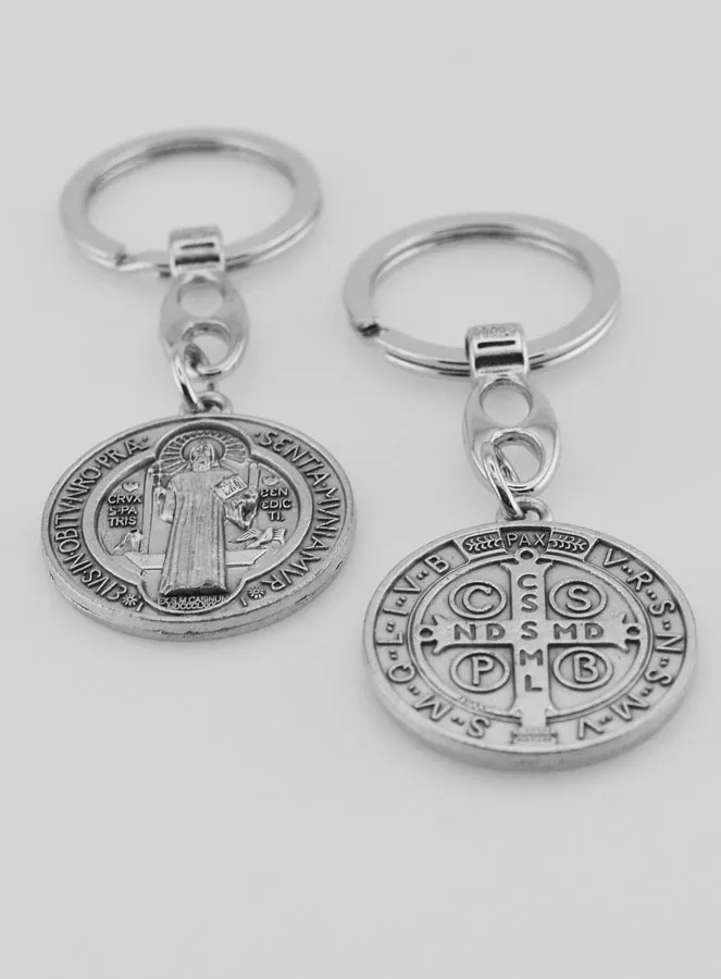Sleutelhanger met Medaille van Sint Benedictus (pic 3)