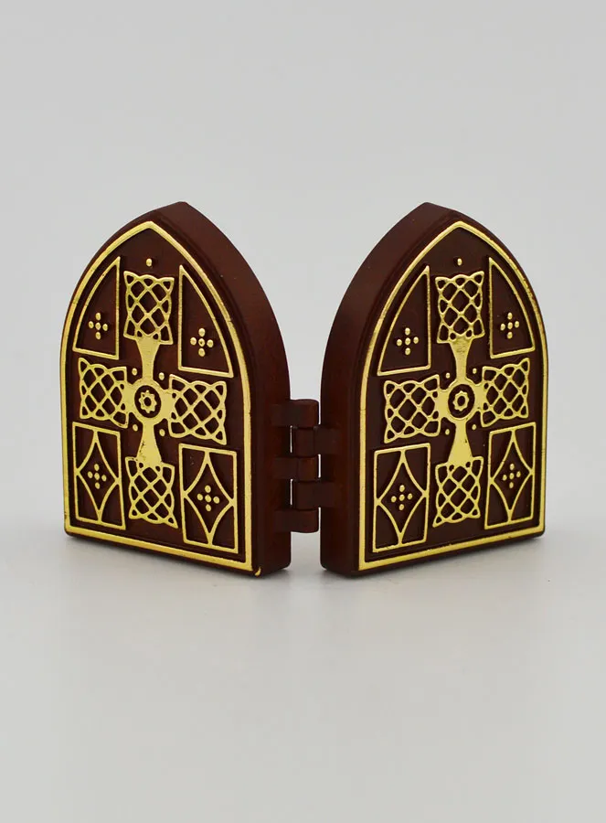 Mini Tweeluik Icoon - Maria Wonderdadige en Sint Michaël (pic 4)