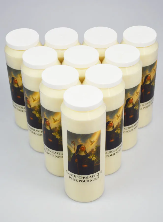 Set 10 Noveenkaarsen tot de Heilige Scholastica (pic 2)