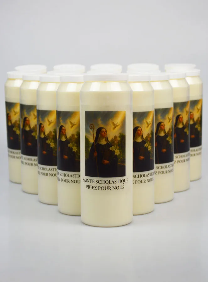 Set 20 Noveenkaarsen tot de Heilige Scholastica (pic 1)