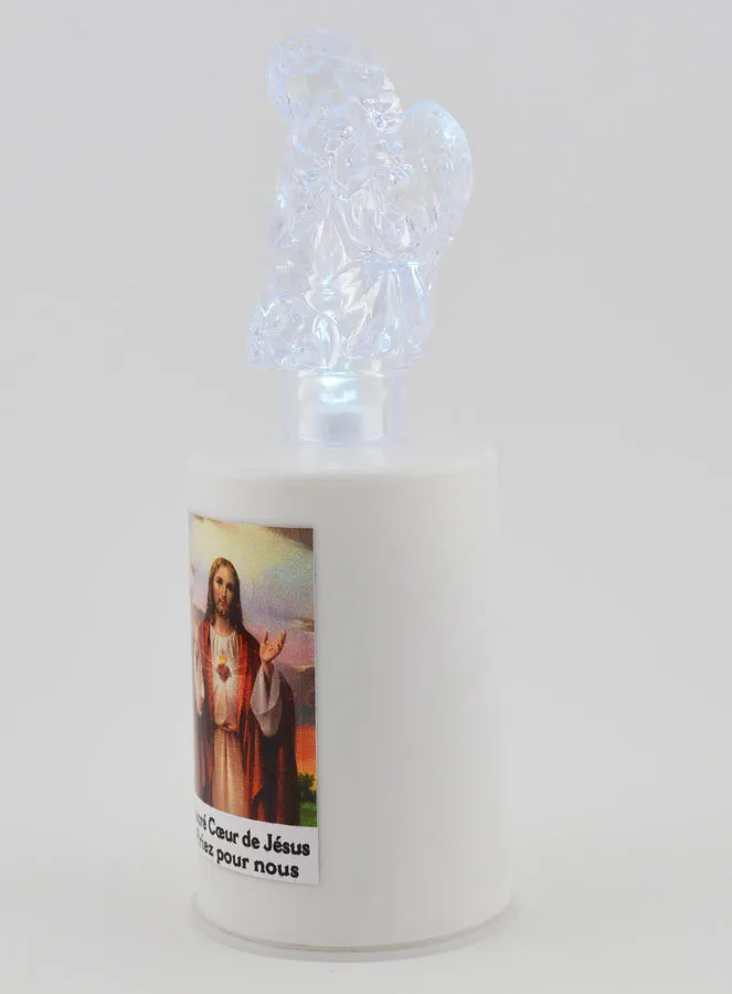 LED-kerkkaars Heilig Hart van Jezus - 60 dagen (pic 2)