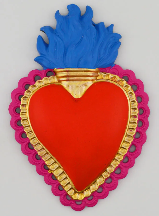 Kleurrijke Ex-Voto Wanddecoratie - 11cm (pic 1)