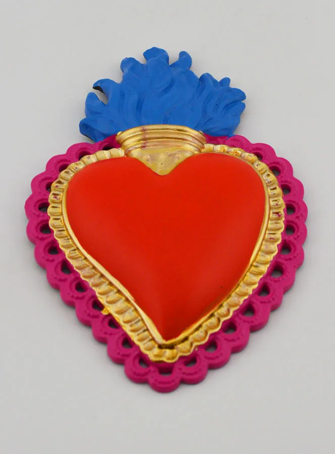 Kleurrijke Ex-Voto Wanddecoratie - 11cm (pic 2)