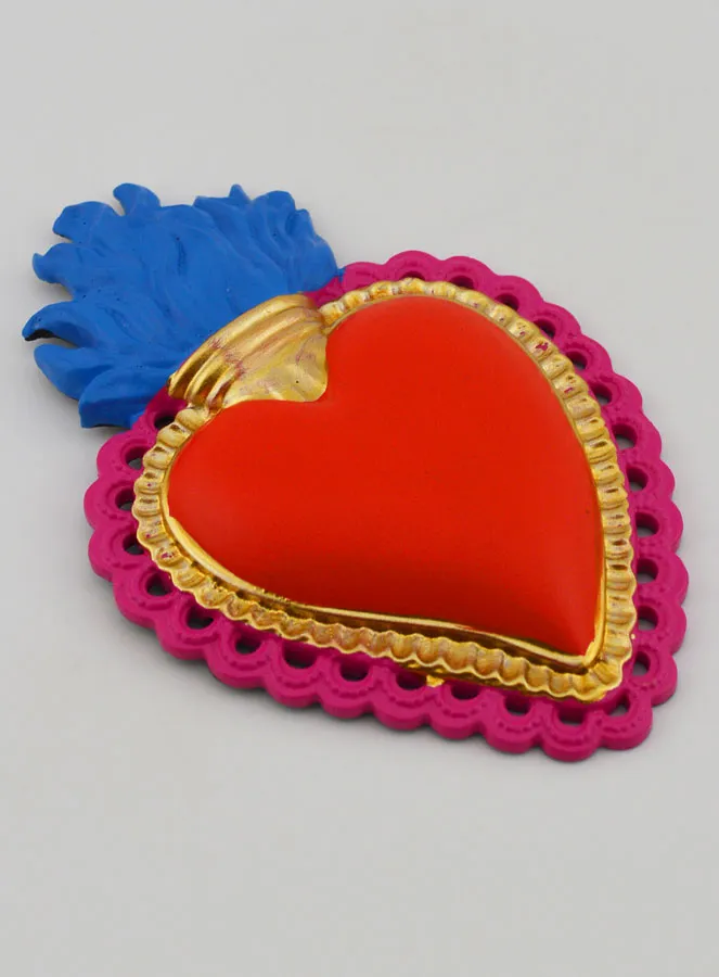 Kleurrijke Ex-Voto Wanddecoratie - 11cm (pic 3)