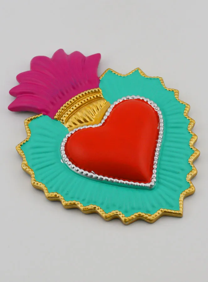 Kleurrijke Ex-Voto Wanddecoratie - 13cm (pic 3)