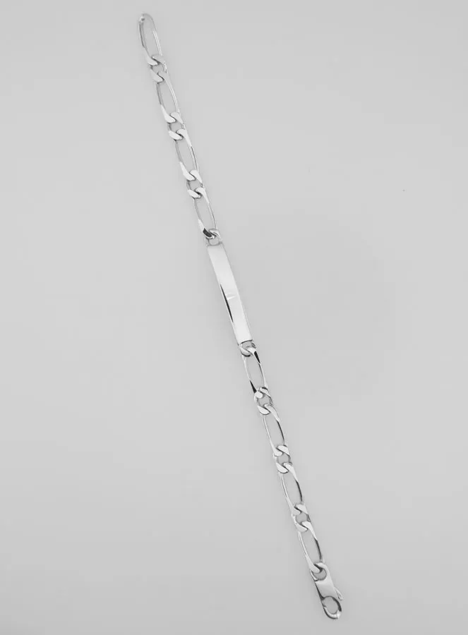 Dooparmband Zilver Gerhodineerd - 18cm (pic 1)