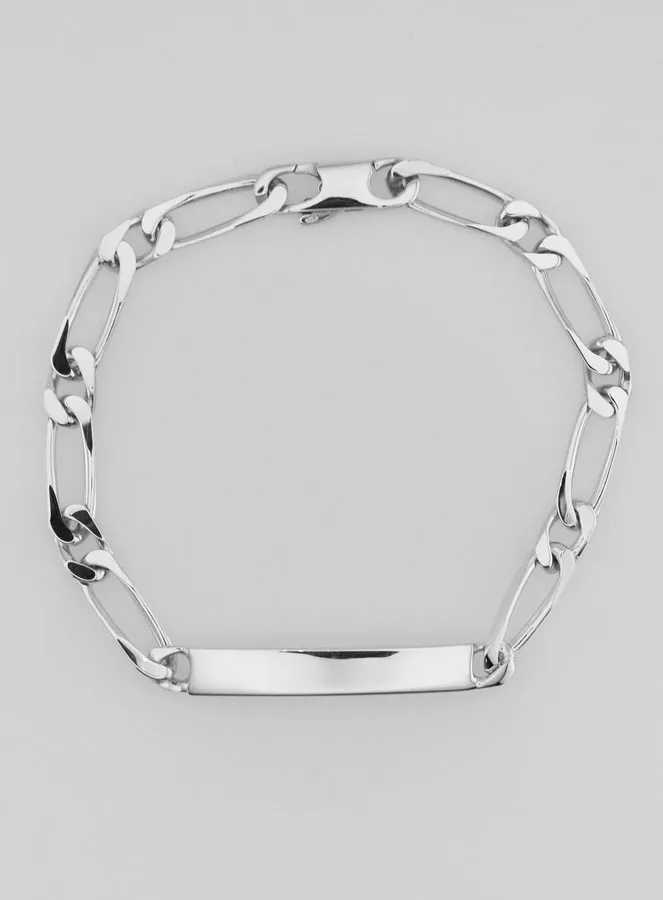 Dooparmband Zilver Gerhodineerd - 18cm (pic 2)