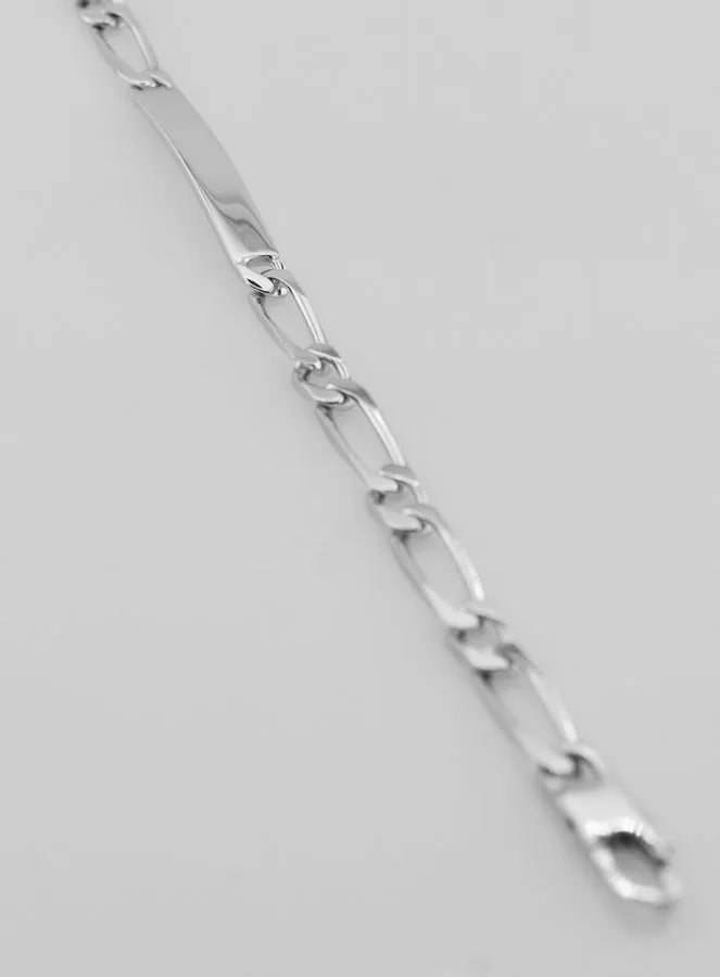 Dooparmband Zilver Gerhodineerd - 18cm (pic 3)