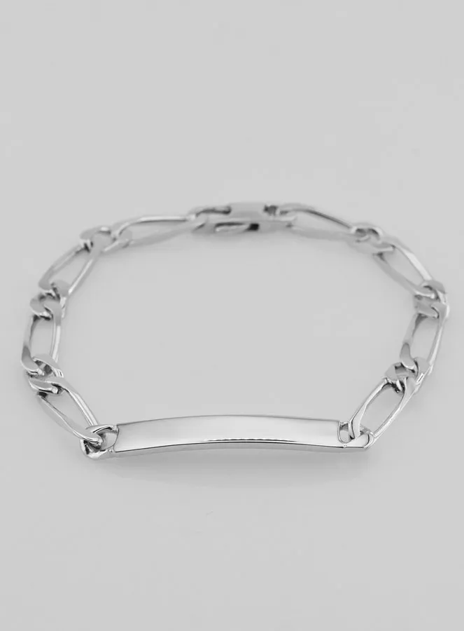 Dooparmband Zilver Gerhodineerd - 18cm (pic 4)