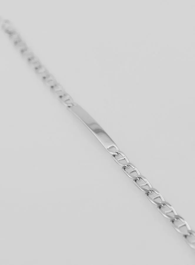 Dooparmband van Gerhodineerd Zilver - 18cm (pic 2)