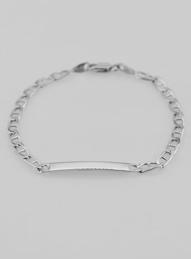 Dooparmband van Gerhodineerd Zilver - 18cm (pic 4)