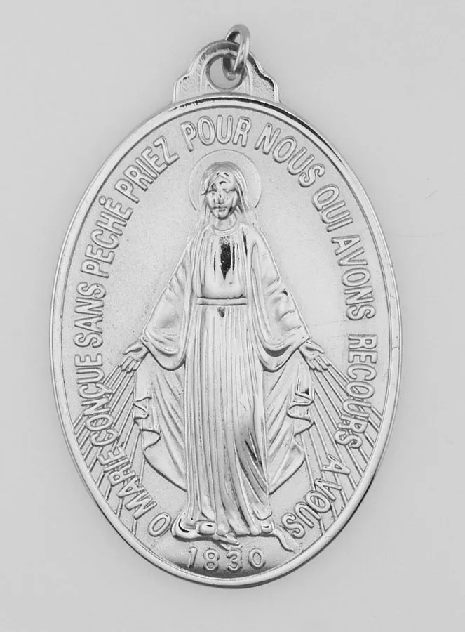 Wonderdadige Medaille Zilverkleurig - 22mm (pic 2)