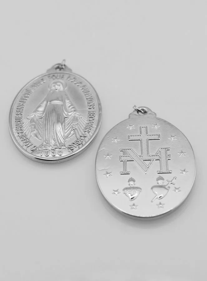 Wonderdadige Medaille Zilverkleurig - 22mm (pic 4)