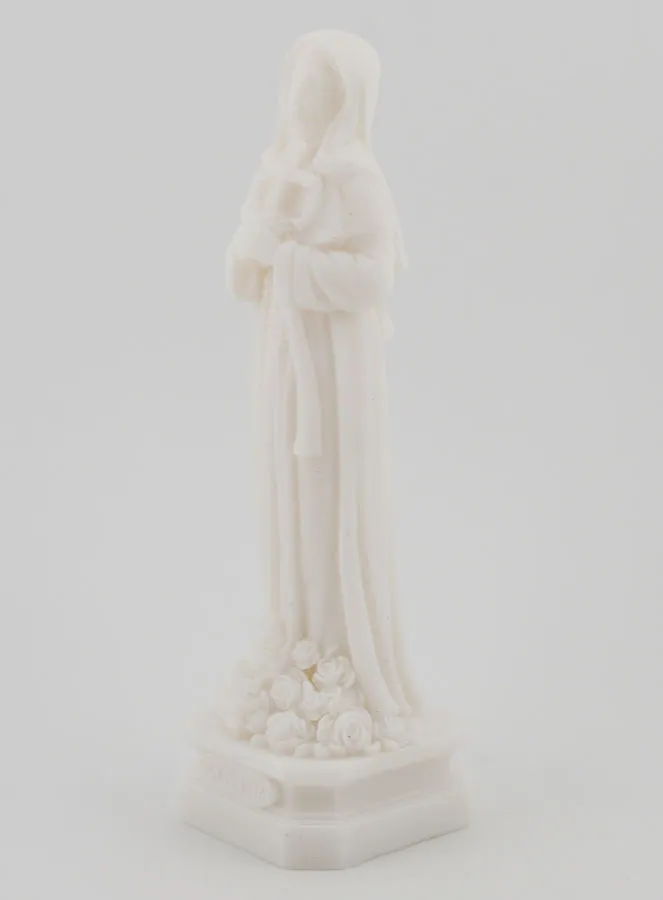 Beeldje van de Heilige Rita van Alabast - 12 cm (pic 2)