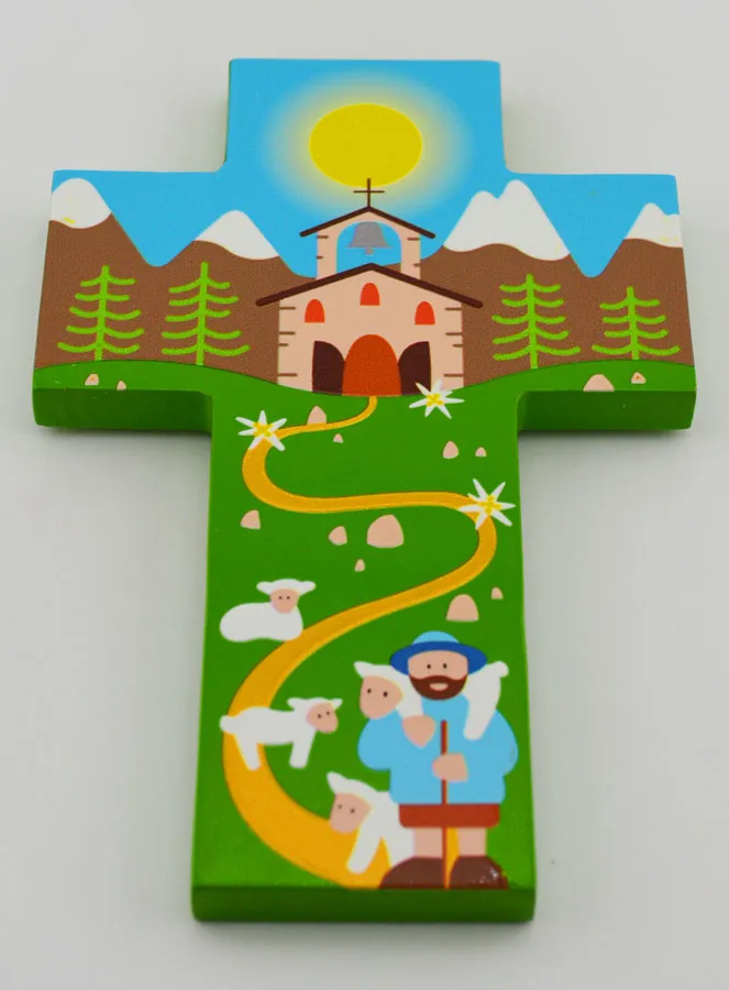 Houten Kinderkruis - De Goede Herder (pic 2)