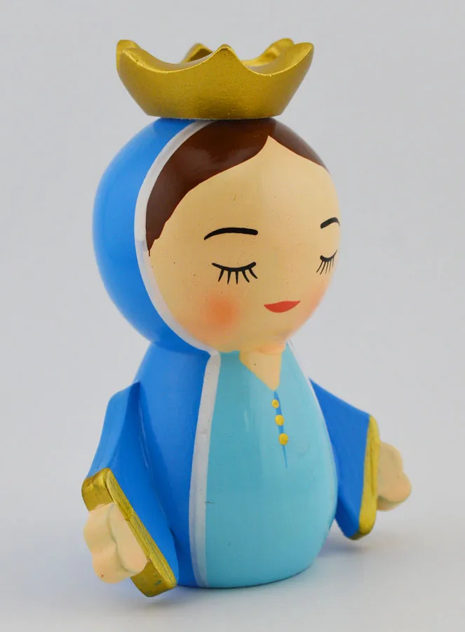 Beeldje Maria Koningin - 10cm (pic 3)