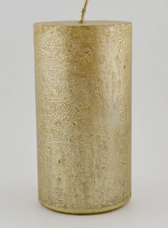 Moderne Decoratieve Kaars - Champagne Kleur (pic 1)