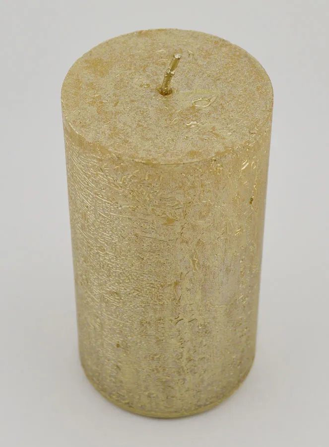 Moderne Decoratieve Kaars - Champagne Kleur (pic 2)