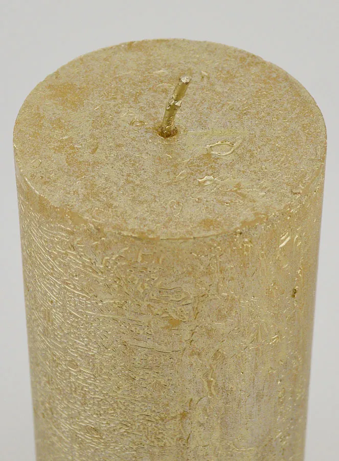 Moderne Decoratieve Kaars - Champagne Kleur (pic 4)