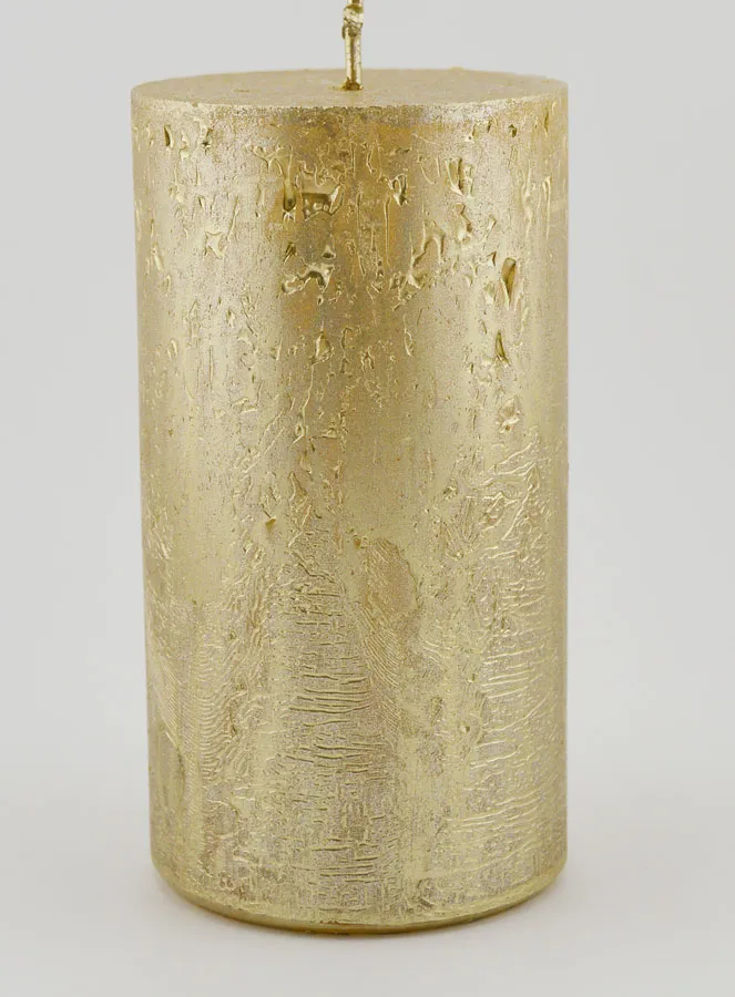 Moderne Kerstkaars - Champagne (pic 1)