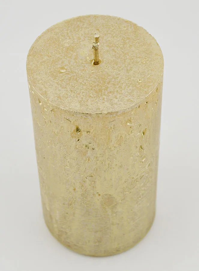 Moderne Kerstkaars - Champagne (pic 2)