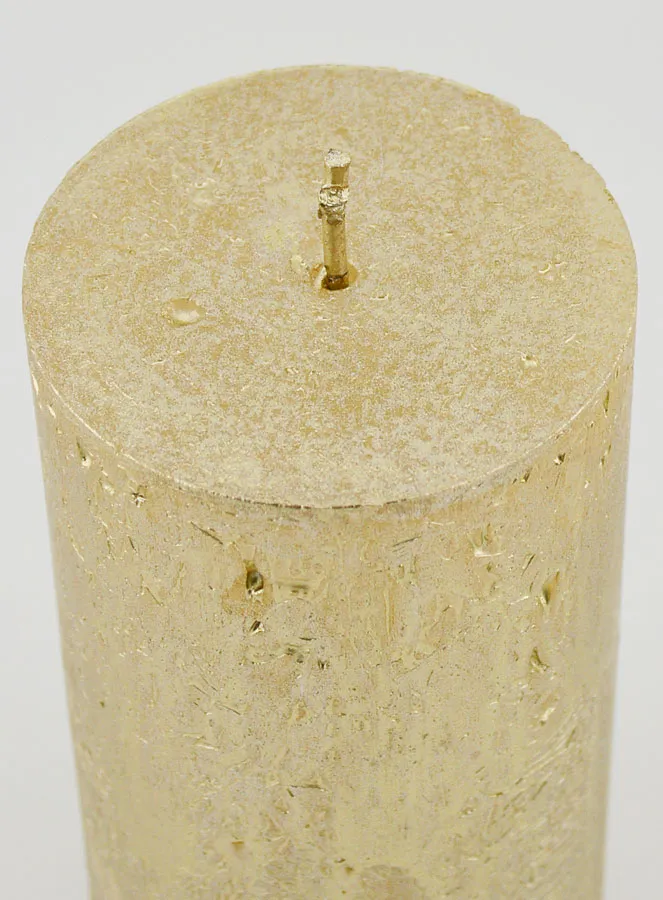 Moderne Kerstkaars - Champagne (pic 4)