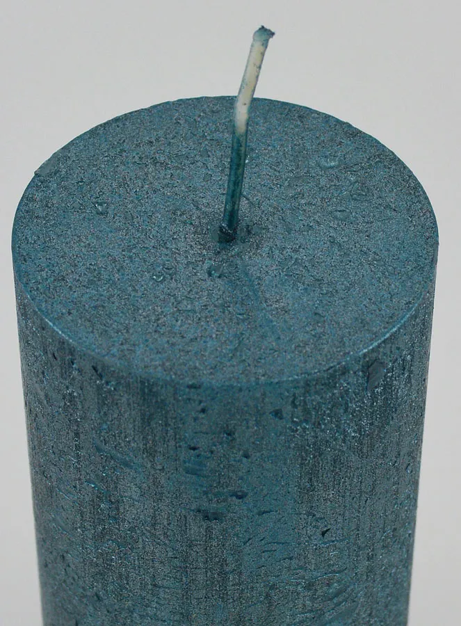Moderne Decoratieve Kaars - Blauwgroen (pic 4)