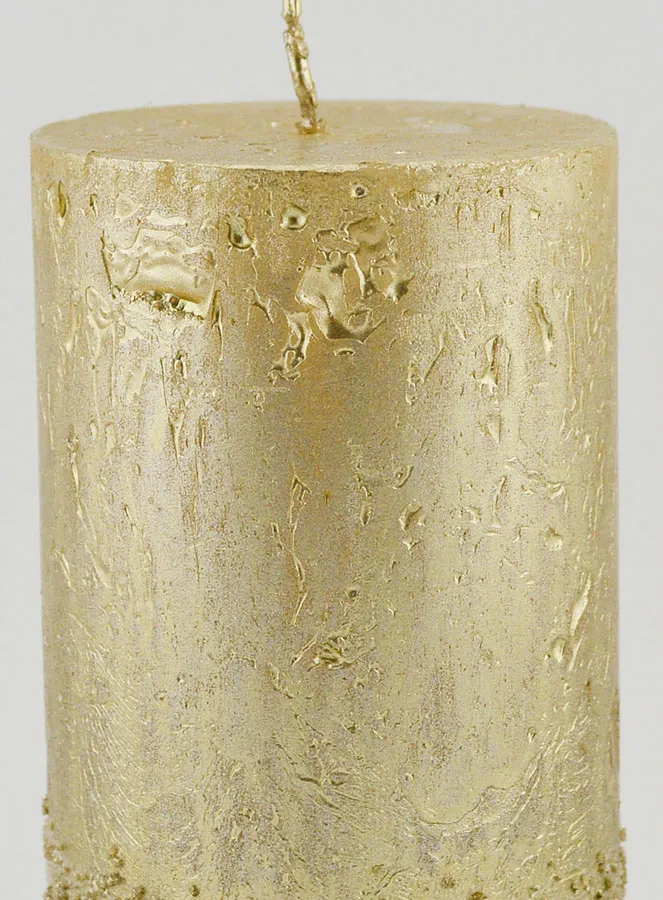 Kerstkaars met Reliëf – Champagne (pic 3)