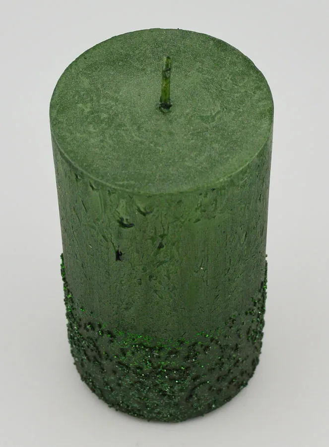 Kerstkaars met Reliëf – Dennengroen (pic 2)