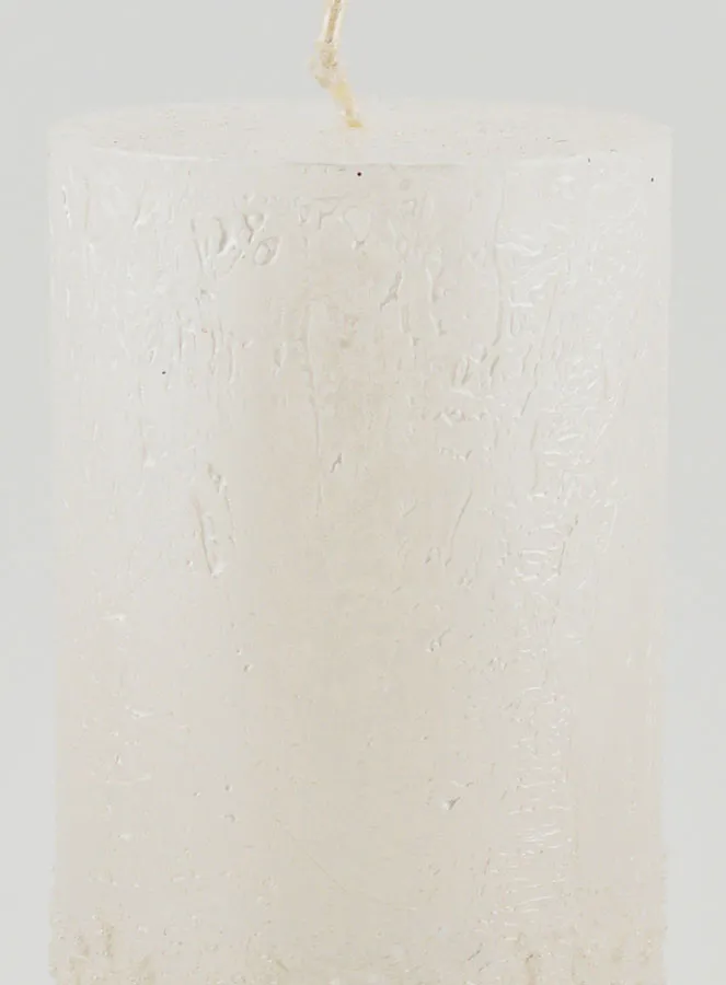 Kerstkaars met Reliëf – Parelwit (pic 3)