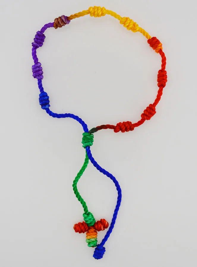 Armband Tientje Bont Koord (pic 1)