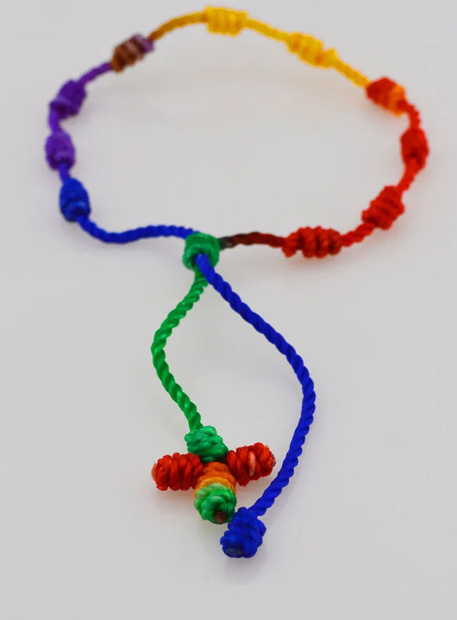 Armband Tientje Bont Koord (pic 2)