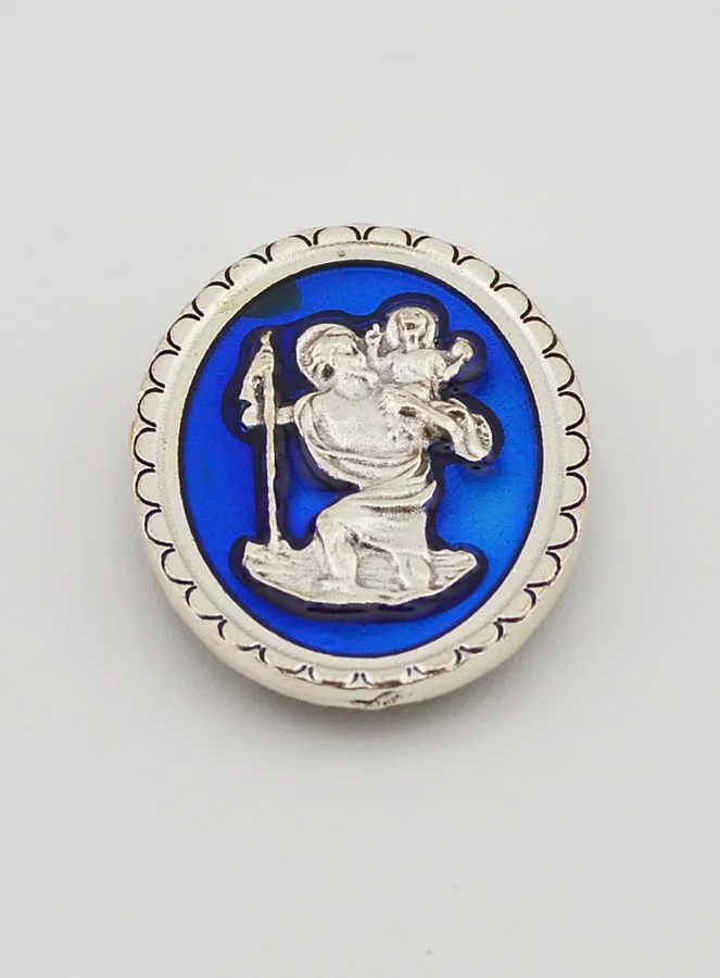 Auto Badge Magneet Sint Christoffel - 4cm (pic 2)