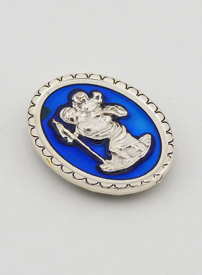 Auto Badge Magneet Sint Christoffel - 4cm (pic 3)