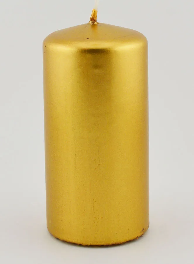 Metallic Kerstkaars - Goud (pic 1)