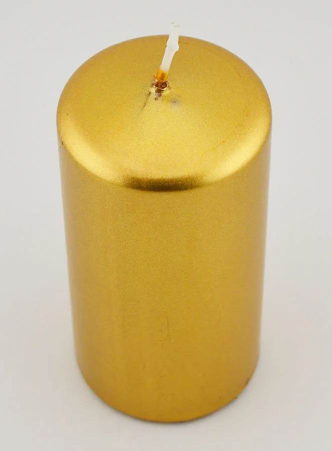 Metallic Kerstkaars - Goud (pic 2)
