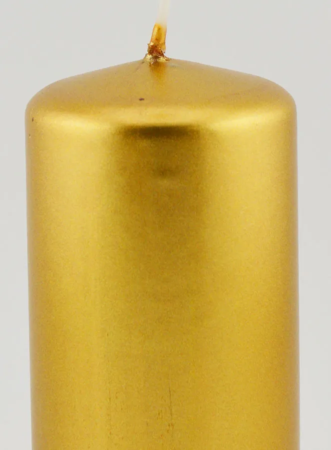 Metallic Kerstkaars - Goud (pic 3)