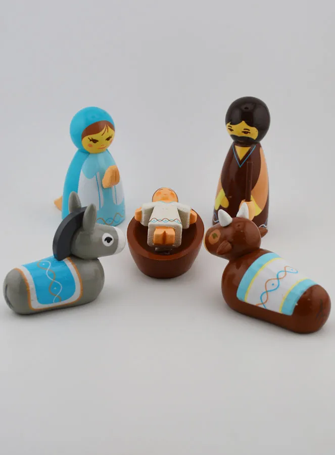 Kerststal voor Kinderen - Blauwe Maria (pic 1)